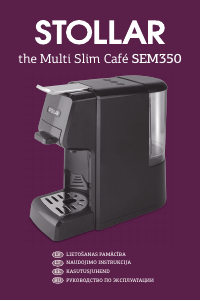 Kasutusjuhend Stollar SEM350 Multi Slim Café Kohvimasin