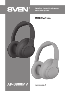 Handleiding Sven AP-B800MV Headset