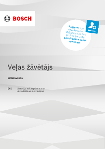 Rokasgrāmata Bosch WTH85V0ESN Veļas žāvētājs