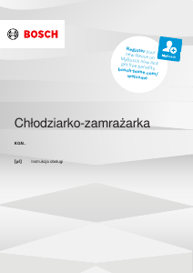 Instrukcja Bosch KGN394ICF Lodówko-zamrażarka