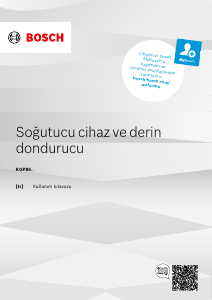 Kullanım kılavuzu Bosch KGP86FIC0N Donduruculu buzdolabı