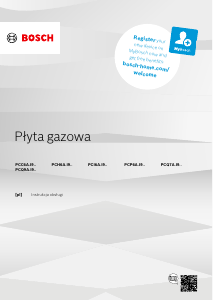 Instrukcja Bosch PCH6A5I90 Płyta do zabudowy