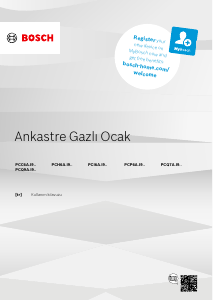 Kullanım kılavuzu Bosch PCP6A5I90 Ocak
