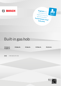 Handleiding Bosch PCQ7A5I90 Kookplaat