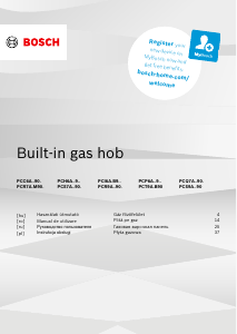 Manual Bosch PCS7A5M90 Plită