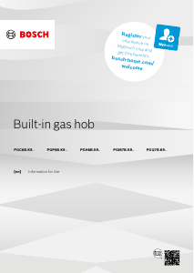 Handleiding Bosch PGP6B5K90 Kookplaat
