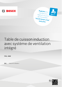 Mode d’emploi Bosch PVQ821H26E Table de cuisson