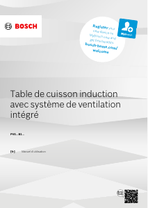 Mode d’emploi Bosch PVS695B16E Table de cuisson