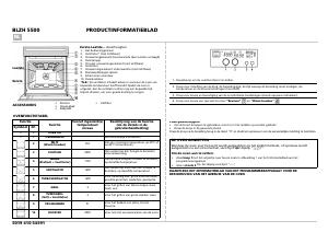 Handleiding Bauknecht BLZH 5500 IN Oven