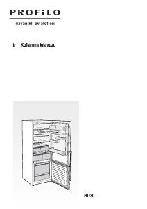 Kullanım kılavuzu Profilo BD3076W3AN Donduruculu buzdolabı