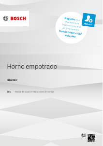 Manual de uso Bosch HBG578EB7 Horno