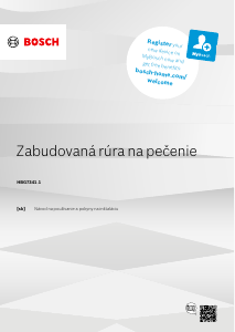 Návod Bosch HBG7341W1 Rúra