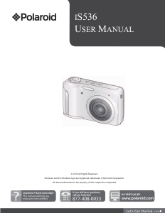 Manual Polaroid IS536 Digital Camera