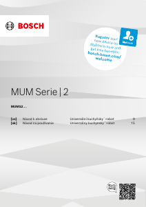 Manuál Bosch MUMS2EW00G Stolní mixér