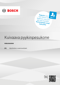 Käyttöohje Bosch WNG254ARSN Kuivaava pesukone