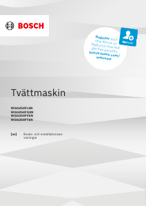 Bruksanvisning Bosch WGG254FQSN Tvättmaskin