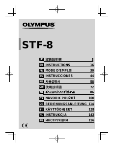 Manual de uso Olympus STF-8 Flash