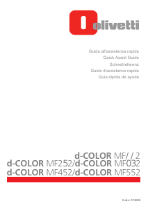 Manuale Olivetti d-Color MF252 Stampante multifunzione