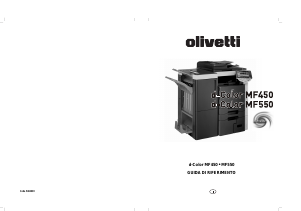 Manuale Olivetti d-Color MF450 Stampante multifunzione