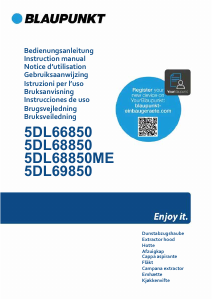 Mode d’emploi Blaupunkt 5DL68850ME Hotte aspirante