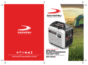 Manual de uso Daihatsu GE1800i Generador