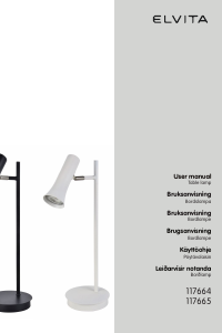 Brugsanvisning Elvita E117664 Lampe