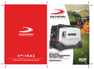 Manual de uso Daihatsu GE5000iE Generador