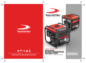 Manual de uso Daihatsu GE6000iA Generador
