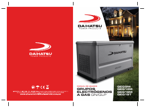 Manual de uso Daihatsu GEG14M Generador