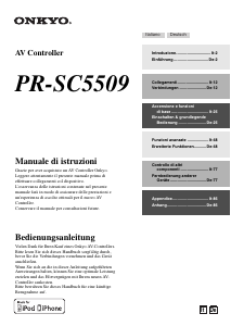 Bedienungsanleitung Onkyo PR-SC5509 Receiver