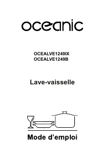 Mode d’emploi Oceanic OCEALVE1249B Lave-vaisselle