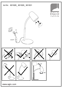 Bedienungsanleitung Eglo 901831 Leuchte