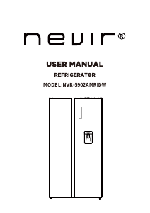 Manual Nevir NVR-5902AMRIDW Frigorífico combinado