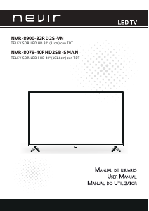 Bruksanvisning Nevir NVR-8900-32RD2S-VN LED TV