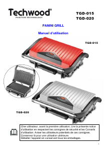 Mode d’emploi Techwood TGD-015 Grill
