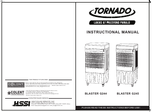 Handleiding Tornado Blaster G-245 Ventilator