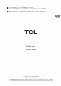 Mode d’emploi TCL RP465TSE1 Réfrigérateur combiné