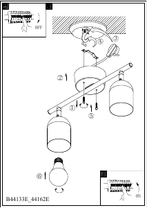 Manual de uso Eglo 44162 Lámpara