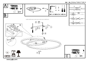 Manual Eglo 75818 Lampă
