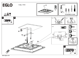 Hướng dẫn sử dụng Eglo 75964 Đèn
