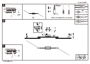Manuale Eglo 300289 Lampada