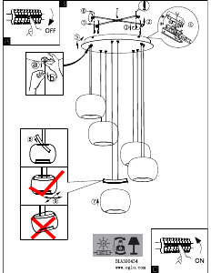 Manuale Eglo 390434 Lampada