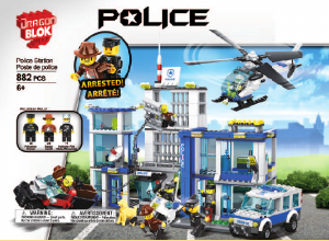 Manual Dragon Blok set ID89001 Police Station