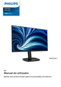 Manual Philips 24B2U3301 Monitor LED