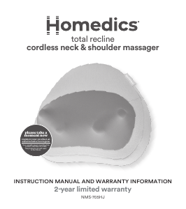 Manual de uso Homedics NMS-705HJ Masajeador