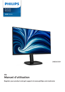 Mode d’emploi Philips 24B2U3301 Moniteur LED