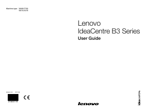 Bruksanvisning Lenovo IdeaCentre B320 Stationär dator