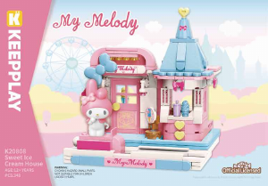 Manual Keepplay set K20808 My Melody Sweet ice cream house