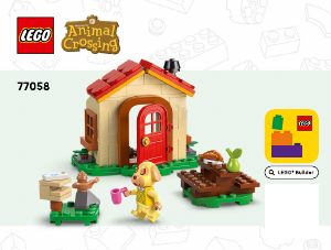 Manual Lego set 77058 Animal Crossing Casa confortabilă a lui Goldie