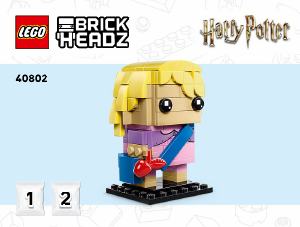 Manuale Lego set 40802 Brickheadz Personaggi di Luna Lovegood e di Thestral